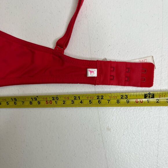 Pink Victorias Secret Red Wear Everywhere Push Up Bra Size 34C Convertible Strap - Picture 14 of 15